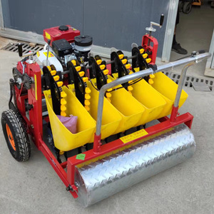 Hand-Pushed Self-Propelled Garlic Seeder 6 <b>Rows</b> Gasoline Engine Agricultural Planting <b>Machine</b> - Product Image 1