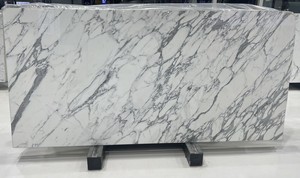 High Quality White Stone Flooring Fishbelly White Glossy <b>Marble</b> Big Slab Tile Countertop Modern Design for Villas and Hotels - Product Image 2