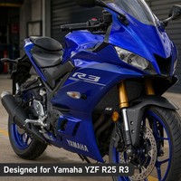 Protector de Radiador para Yamaha YZF R25 R3 2014-2020, Rejilla Protectora, Piezas de Refrigeración para Motocicleta, MOQ 5