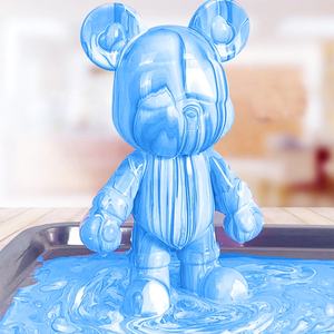 Juego de oso de vinilo de dibujo fluido Kit de Arte de pigmento DIY - Product Image 5