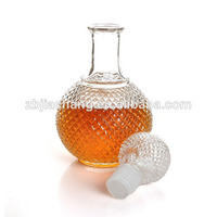 Set de bouteilles d'eau en verre avec couvercles en acier inoxydable, 6 - 18 oz, à ressort, 2020 ml, prix d'usine
