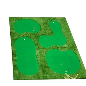 Césped Artificial Flotante para <span class=keywords><strong>Golf</strong></span> Personalizado de Fábrica, Material Verde+Negro - Product Image 1