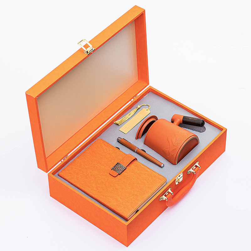 ensemble de 4 tasses de bureau [orange vitalité]]