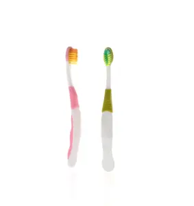 Personalizado branco crianças escova de dentes antiderrapante alça kds toothbrush para fácil aderência