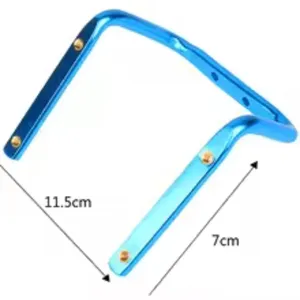 Support de selle arrière en aluminium pour vélo, support de porte-bouteille d'eau double, support de support fixe pour bouilloire <span class=keywords><strong>triathlon</strong></span> extensible - Product Image 3