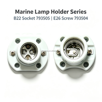 Base de lampe en céramique marine IMPA793504 IMPA793505, douille à vis E26, douille à baïonnette B22 pour éclairage de navigation maritime, AC 110V-265V, marque TENGYU