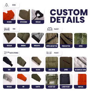 سترة واقية للرجال عالية الجودة مقاس كبير سحاب جلدي شتوي - Product Image 5