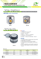 Z AXIAL PRESET JAUGE (INDICATEUR)-ZIP TYPE LI-HSUN d'origine fabriqué à Taiwan ZIP-50 ZIP-50A CNC Tour Machine