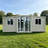 Casa Contenedor Prefabricada Expandible de la UE, Instalación Rápida, Dormitorio Modular, Villa, Oficina, Casa Prefabricada