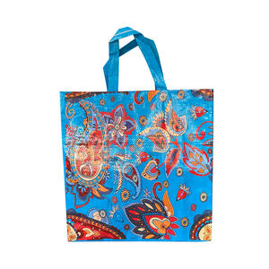 Sac laminé promotionnel personnalisé sac d'épicerie recyclable écologique sac à provisions laminé non tissé sac fourre-tout de supermarché - Product Image 5