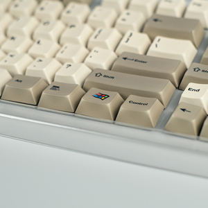 Touches de clavier PBT vintage personnalisées avec logo, sublimation thermique rétro, touches de clavier <span class=keywords><strong>ANSI</strong></span>/ISO - Product Image 6