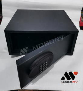 Caja de Depósito de Acero Negra MOBORV para Autocaravana, Caravana y Vehículo Recreativo - Almacenamiento <span class=keywords><strong>Seguro</strong></span> de Piezas y Accesorios - Product Image 6