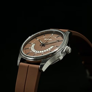 การออกแบบสร้างสรรค์ใหม่นาฬิกาควอทซ์แบบกลวงนาฬิกาแฟชั่นลำลองนาฬิกาสีกาแฟนาฬิกาผู้ชายนาฬิกากันน้ำ - Product Image 5