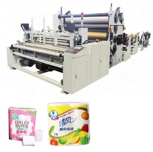 Automatic Embossing Kitchen Towel and Toilet Roll Paper Product Making Machine Factory Price China Full Automatic Customized