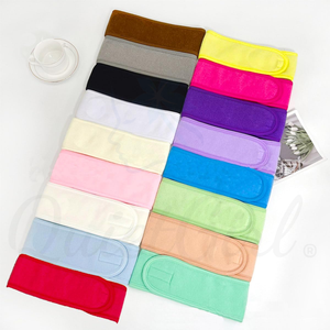 Phụ Nữ Và Cô Gái Biểu Tượng Tùy Chỉnh Sợi Nhỏ Spa Mặt Headband Thêu Trang Điểm Tắm Và Bọc Hairband Nhà Máy Cung Cấp - Product Image 6