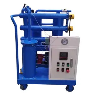 Máquina portátil de Control fácil de usar, purificador de aceite hidráulico, filtro de aceite lubricante usado, equipo de reciclaje de aceite