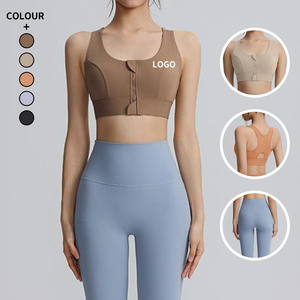 Women's Breathable Sportswear Suit Quick Dry High Waist Gym Fitness Leggings Sets Cross <b>Back</b> Sports <b>Bra</b> Solid Yoga Set - Product Image 1