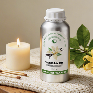 Aceite <span class=keywords><strong>de</strong></span> Fragancia <span class=keywords><strong>de</strong></span> <span class=keywords><strong>Vainilla</strong></span> 100% Puro <span class=keywords><strong>de</strong></span> Alta Concentración, 1L a Granel, con Aroma Dulce y Fresco <span class=keywords><strong>de</strong></span> Larga Duración para Perfumes y Fabricación <span class=keywords><strong>de</strong></span> Velas - Product Image 1