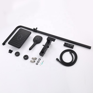 Bộ Vòi Hoa Sen Phơi Hiện Đại Hệ Thống Vòi Hoa Sen Phun Mưa Hình Vuông Bằng Đồng Nguyên Khối Máy Trộn Nước Tắm Nóng Lạnh - Product Image 6