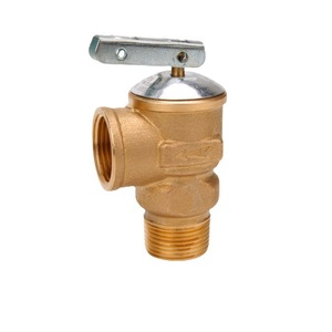 Válvula de seguridad de latón roscado de 3/4 pulgadas para alivio de presión de agua, para montaje vertical en cocina doméstica - Product Image 1