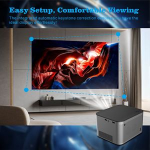 Akıllı Android 11 projektör Proyector Dural Band WIFI 6 BT 5.0 düşük gürültü projeksiyon için büyük bir ekran ev sineması - Product Image 5