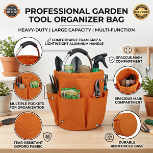 Manufacturer Storage Tote Plant <b>Tool</b> <b>Set</b> Store Content Bag Oxford Heavy Duty Large Organizer Garden <b>Tool</b> Bag - Product Image 1