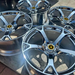 Jantes forgées sur mesure Jiangzao 1 pièce pour 350z 370z, finition <span class=keywords><strong>chrome</strong></span> argenté V1, compatibles G37 Q50 - Product Image 3