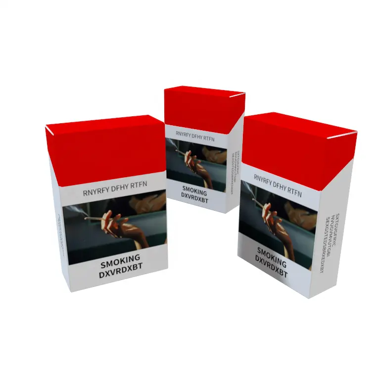 hot Sellers mini 10 20 Packs Cigarette accessories packaging box Custom cigarette packaging box Packaging box of 20 cigarettes