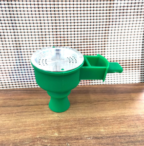Shisha-Kopf, Shisha-Behälter zum Rauchen, Phunnel-Topf aus Silikon, <span class=keywords><strong>Oblako</strong></span> 4-Loch Quasar Shisha-Keramikschale für Kohle-Tabakbrenner - Product Image 4