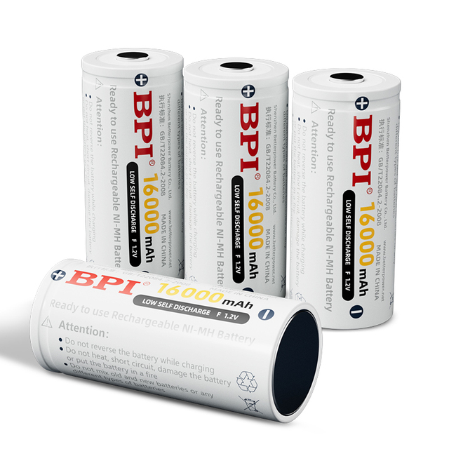 High Security 16000mAh Ni-MH Battery Stable Output Current 1.2V Wide Temperature Range for High Temperature Environments