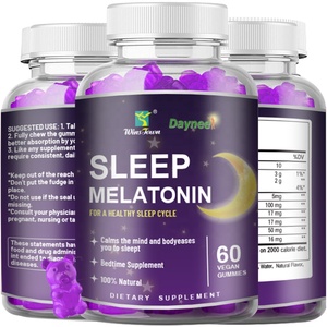 Sleep Melatonin Gummies Wholesale Sleep Deep Aid <strong>Melatonina</strong> Vitamin B6 Hemp Oil Ashwagandha L-theanine 5-HTP Melatonin Fudge