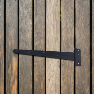 Bisagra de Puerta <span class=keywords><strong>Tipo</strong></span> T de Acero Bajo en Carbono Personalizada de Fábrica, Bisagra Negra para Puerta de Cobertizo, Bisagra para Puerta de Granja, para Graneros, Cercas y Puertas de Granjas - Product Image 6