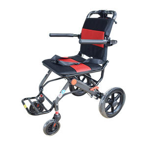Équipement portatif léger de réadaptation de fauteuil roulant pliable multifonctionnel d'aide à la mobilité à quatre roues anti-chute - Product Image 5