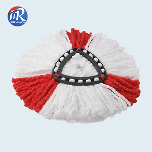 Remplacement de tête de vadrouille réutilisable 360 Spin pour Viledas Easy Wring Remplacement <span class=keywords><strong>Triangulaire</strong></span> Tampons de vadrouille humide Recharge de vadrouille en microfibre - Product Image 1