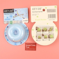 Coupe-ruban et support créatifs en plastique en forme de donut, papeterie coréenne invisible et portable pour les étudiants, idéal pour les travaux manuels sans risque pour les mains