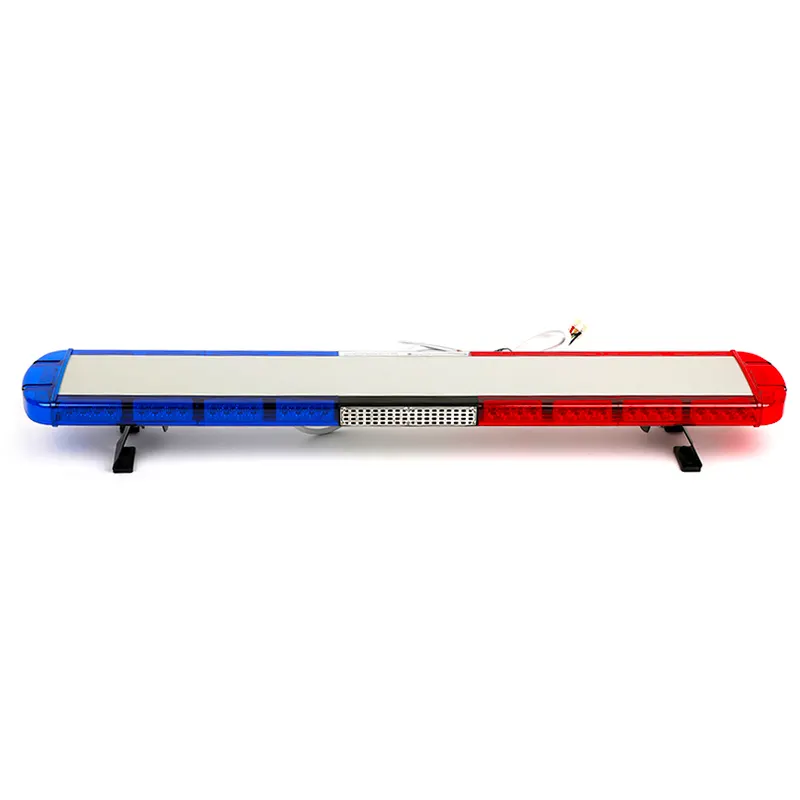 HAIBANG-Barra de luz Led de emergencia OEM ODM, barras de luz con bocina integrada, sirena de advertencia, con altavoces, color rojo y azul