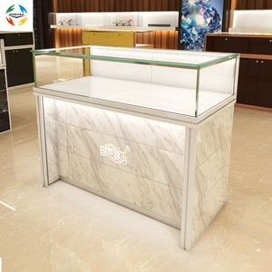 Vitrine <span class=keywords><strong>d</strong></span>'exposition en verre <span class=keywords><strong>d</strong></span>'<span class=keywords><strong>occasion</strong></span> avec cadre en métal argenté, étagères, <span class=keywords><strong>comptoir</strong></span> <span class=keywords><strong>de</strong></span> vente au <span class=keywords><strong>d</strong></span>étail pour téléphone portable, à vendre - Product Image 6
