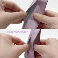 Sacs Ziplock pour l'emballage alimentaire, sacs à épices personnalisés, sacs en Mylar mat, sacs refermables pour aliments, pochettes Ziplock verticales