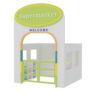 Casa de Juegos de Imitación de Ciudad para Niños Pequeños, Juegos de Rol, Casa de Juegos de Rol de Ciudad, Sala de Juegos, Equipo de Juegos Interior para Niños - Product Image 6