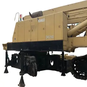 Diskon besar kinerja biaya digunakan kobelco 250 ton crawler crane cke2500 Japan asli crawler crane untuk uk