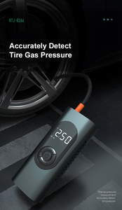 Compressore digitale pneumatico ricaricabile portatile per <span class=keywords><strong>auto</strong></span> bici pompa aria gonfiatore con Display LCD - Product Image 2