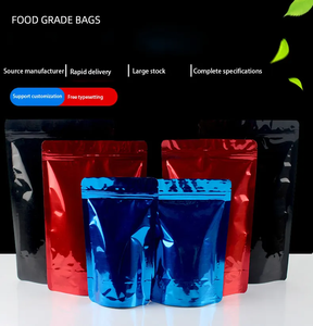 Sachets Doypack en Mylar refermables pour aliments, en aluminium, avec fermeture éclair, recyclables, personnalisables, pour sachets de thé - Product Image 5