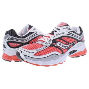 Chaussures de course unisexes Saucony Progrid Omni 9 couleur argent corail - Product Image 2