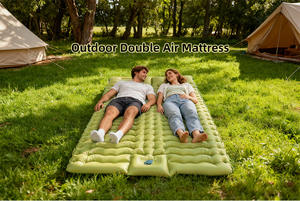 Colchón Inflable Portátil de TPU para <span class=keywords><strong>Camping</strong></span>, Resistente a la Humedad, Cama Inflable de Doble Uso, Colchoneta Inflable Súper Compuesta para <span class=keywords><strong>Camping</strong></span> - Product Image 6