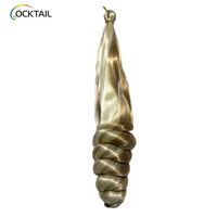 10"-30" 150g Loose Wave Spiral Curl Crochet Braid pony Style Factory Wholesale French Curl Braiding Hair Extensions