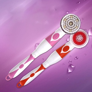 Brosse de massage électrique rotative à long manche pour douche et bain, en plastique, confortable, en promotion - Product Image 2