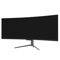Moniteur de jeu incurvé de 49 pouces, panneau IPS 5K, écran incurvé de 49 pouces, moniteur de jeu pour ordinateur, écran de jeu PC WQHD de 49 pouces