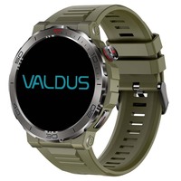 Reloj inteligente VALDUS Compass con detección de oxígeno en sangre compatible con llamadas Bluetooth, pantalla AMOLED de 1,43 pulgadas, reloj inteligente resistente al agua VD39 PRO