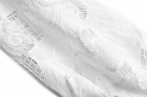 Abito lungo da donna formale da sera <span class=keywords><strong>2022</strong></span> <span class=keywords><strong>primavera</strong></span> <span class=keywords><strong>estate</strong></span> donna Sexy Tulle Mesh Patchwork abito lungo ricamato in pizzo XXL - Product Image 5