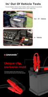 KW720 Niederspannungsprüfer, Kompatibel mit 6V/12V/24V Autobatterie-Spannungs- und Innenwiderstandsmessgerät